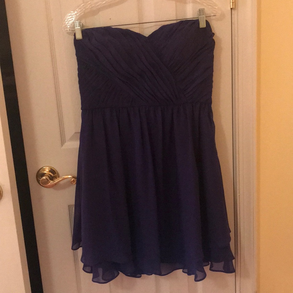 Purple Party Homecoming Cocktail Dress